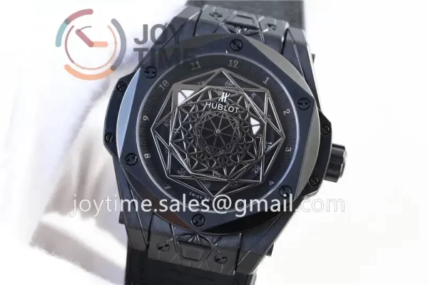 Hublot Big Bang Unico Sang Bleu 1:1 Best Edition 45mm PVD Case Rubber Strap HUB1213