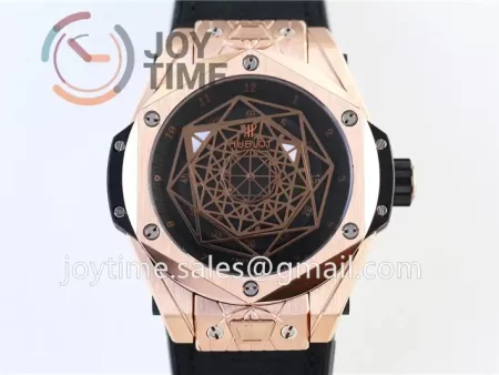 Hublot Big Bang Unico Sang Bleu 1:1 Best Edition 45mm RG Case Rubber Strap HUB1213