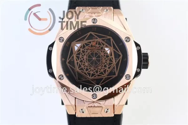 Hublot Big Bang Unico Sang Bleu 1:1 Best Edition 45mm RG Case Rubber Strap HUB1213