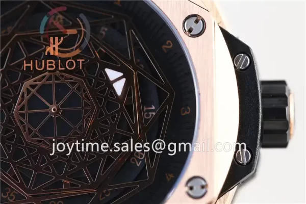 Hublot Big Bang Unico Sang Bleu 1:1 Best Edition 45mm RG Case Rubber Strap HUB1213