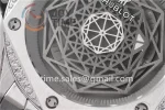 Hublot Big Bang Unico Sang Bleu 1:1 Best Edition 45mm SS Case Diamond Bezel Rubber Strap HUB1213