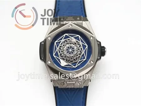 Hublot Big Bang Unico Sang Bleu HBF 1:1 Best Edition 45mm Titanium Case Rubber Strap HUB1213