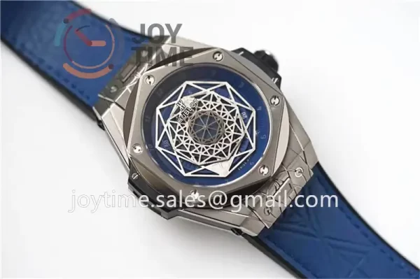 Hublot Big Bang Unico Sang Bleu HBF 1:1 Best Edition 45mm Titanium Case Rubber Strap HUB1213