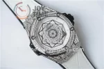 Hublot Big Bang Unico Sang Bleu HBF 1:1 Best Edition 45mm SS Case Full Diamond Rubber Strap HUB1213