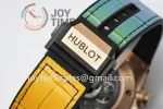 Hublot Big Bang Unico ZF 1:1 Best Edition 45mm RG Case Full Diamond Rubber Strap A1220