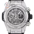 Hublot Big Bang Unico ZF 1:1 Best Edition 45mm SS Case Full Diamond Rubber Strap A1220