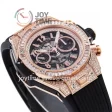 Hublot Big Bang Unico ZF 1:1 Best Edition 45mm RG Case Full Diamond Rubber Strap A1220