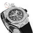 Hublot Big Bang Unico ZF 1:1 Best Edition 45mm SS Case Full Diamond Rubber Strap A1220