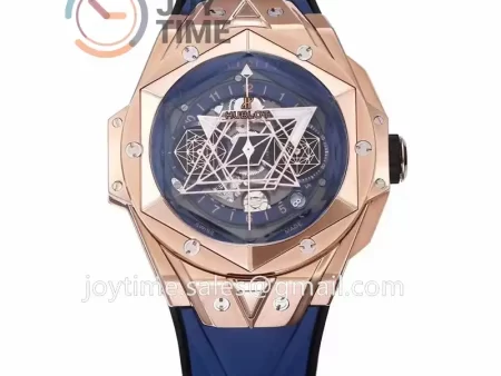 Hublot Big Bang Unico Sang Bleu II BBF 1:1 Best Edition 45mm RG Case Rubber Strap A1240