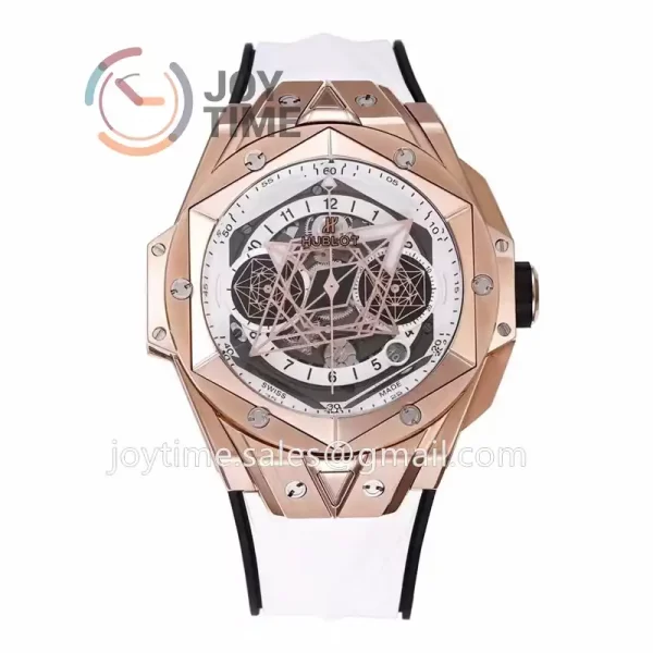 Hublot Big Bang Unico Sang Bleu II BBF 1:1 Best Edition 45mm RG Case Rubber Strap A1240