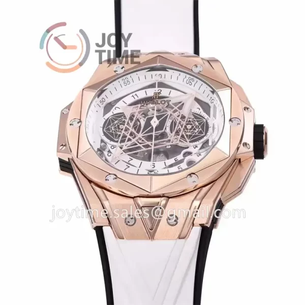 Hublot Big Bang Unico Sang Bleu II BBF 1:1 Best Edition 45mm RG Case Rubber Strap A1240