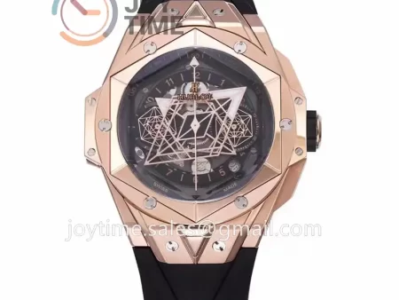 Hublot Big Bang Unico Sang Bleu II BBF 1:1 Best Edition 45mm RG Case Rubber Strap A1240