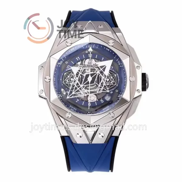 Hublot Big Bang Unico Sang Bleu II BBF 1:1 Best Edition 45mm Titanium Case Rubber Strap A1240