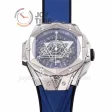 Hublot Big Bang Unico Sang Bleu II BBF 1:1 Best Edition 45mm Titanium Case Rubber Strap A1240