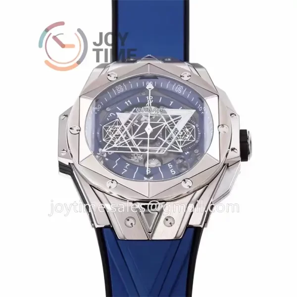 Hublot Big Bang Unico Sang Bleu II BBF 1:1 Best Edition 45mm Titanium Case Rubber Strap A1240