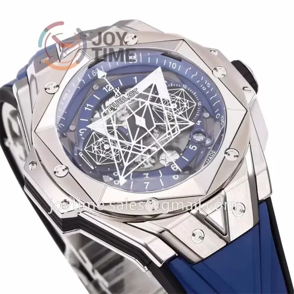 Hublot Big Bang Unico Sang Bleu II BBF 1:1 Best Edition 45mm Titanium Case Rubber Strap A1240