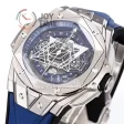 Hublot Big Bang Unico Sang Bleu II BBF 1:1 Best Edition 45mm Titanium Case Rubber Strap A1240