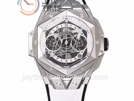 Hublot Big Bang Unico Sang Bleu II BBF 1:1 Best Edition 45mm Titanium Case Rubber Strap A1240