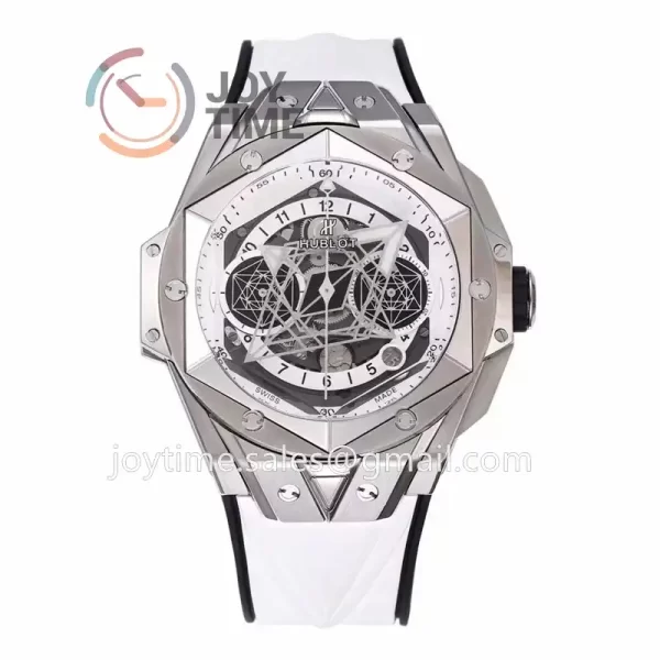 Hublot Big Bang Unico Sang Bleu II BBF 1:1 Best Edition 45mm Titanium Case Rubber Strap A1240