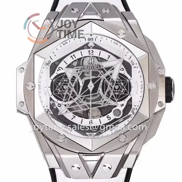 Hublot Big Bang Unico Sang Bleu II BBF 1:1 Best Edition 45mm Titanium Case Rubber Strap A1240