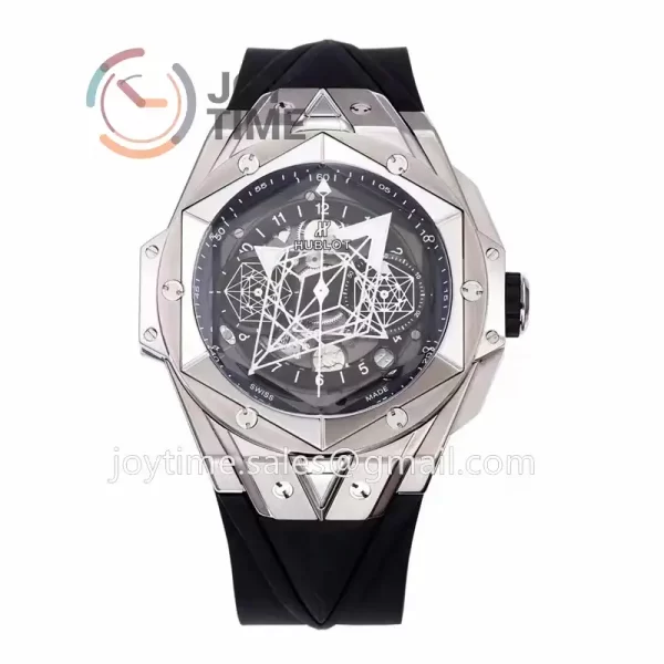 Hublot Big Bang Unico Sang Bleu II BBF 1:1 Best Edition 45mm Titanium Case Rubber Strap A1240