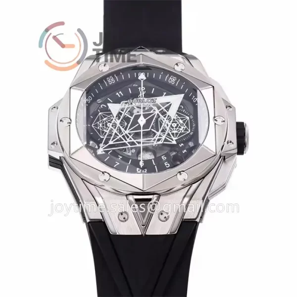 Hublot Big Bang Unico Sang Bleu II BBF 1:1 Best Edition 45mm Titanium Case Rubber Strap A1240