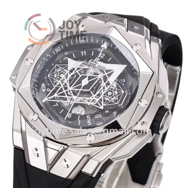 Hublot Big Bang Unico Sang Bleu II BBF 1:1 Best Edition 45mm Titanium Case Rubber Strap A1240