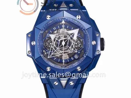 Hublot Big Bang Unico Sang Bleu II BBF 1:1 Best Edition 45mm Ceramic Case Rubber Strap A1240