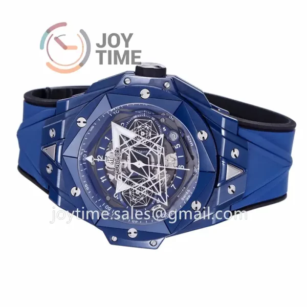 Hublot Big Bang Unico Sang Bleu II BBF 1:1 Best Edition 45mm Ceramic Case Rubber Strap A1240