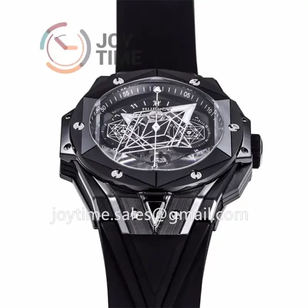 Hublot Big Bang Unico Sang Bleu II BBF 1:1 Best Edition 45mm Ceramic Case Rubber Strap A1240