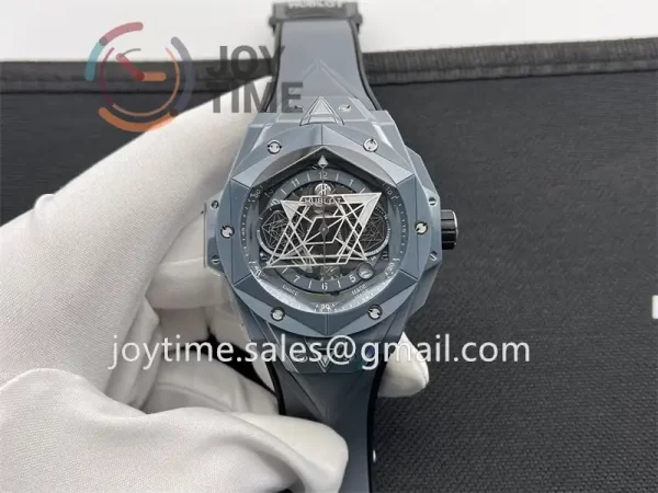 Hublot Big Bang Unico Sang Bleu II BBF 1:1 Best Edition 45mm Ceramic Case Rubber Strap A1240