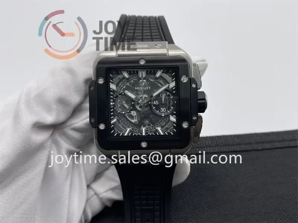 Hublot Square Bang Unico BBF 1:1 Best Edition 42mm Titanium Case Ceramic Bezel Rubber Strap A1280