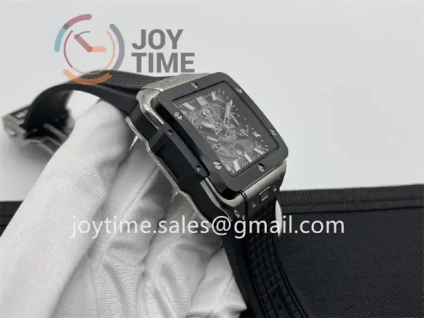 Hublot Square Bang Unico BBF 1:1 Best Edition 42mm Titanium Case Ceramic Bezel Rubber Strap A1280