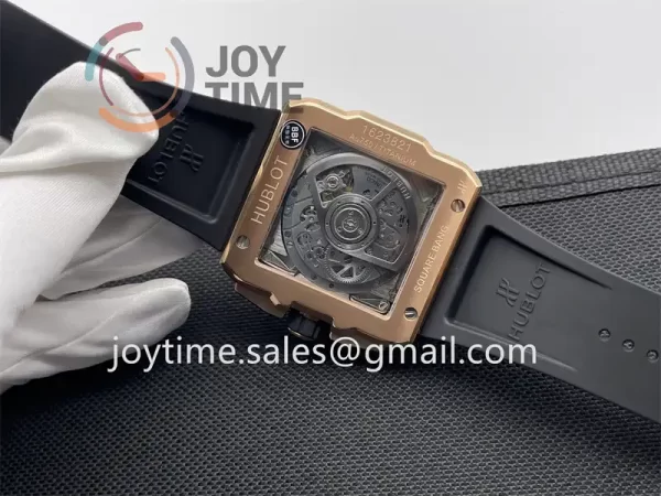 Hublot Square Bang Unico BBF 1:1 Best Edition 42mm RG Case Ceramic Bezel Rubber Strap A1280