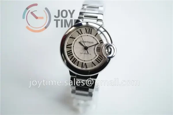 Cartier Ballon Bleu V6F 1:1 Best Edition SS 33mm SS Bracelet ETA2671