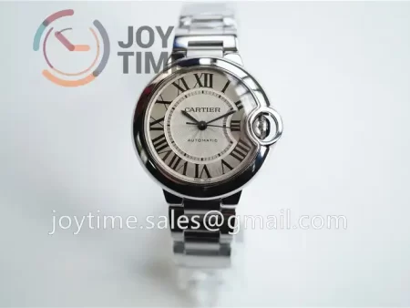 Cartier Ballon Bleu V6F 1:1 Best Edition SS 33mm SS Bracelet ETA2671