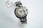 Cartier Ballon Bleu V6F 1:1 Best Edition SS 33mm SS Bracelet ETA2671