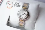 Cartier Ballon Bleu V6F 1:1 Best Edition SS 28mm YG/SS Bracelet Quartz