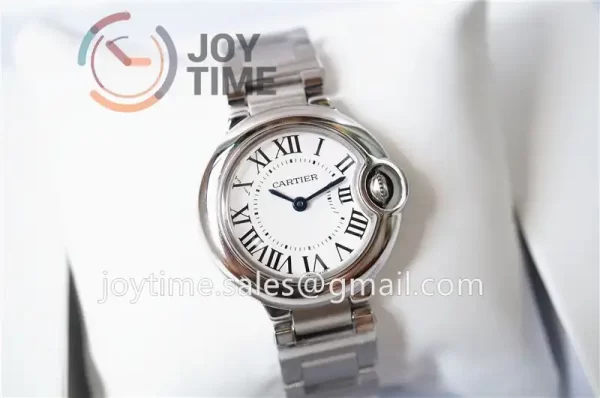 Cartier Ballon Bleu V6F 1:1 Best Edition SS 28mm SS Bracelet Quartz