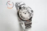 Cartier Ballon Bleu V6F 1:1 Best Edition SS 33mm SS Bracelet Quartz