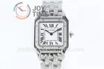 Cartier Ballon Panthère Ladies GF 1:1 Best Edition SS 27mm Diamond Bezel SS Bracelet Quartz