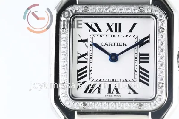 Cartier Ballon Panthère Ladies GF 1:1 Best Edition SS 27mm Diamond Bezel SS Bracelet Quartz