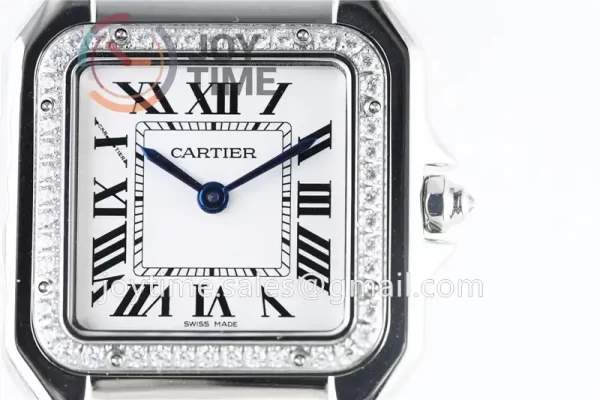 Cartier Ballon Panthère Ladies GF 1:1 Best Edition SS 27mm Diamond Bezel SS Bracelet Quartz