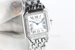 Cartier Ballon Panthère Ladies GF 1:1 Best Edition SS 27mm Diamond Bezel SS Bracelet Quartz