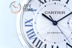 Cartier Ballon Bleu V6F 1:1 Best Edition SS 42mm Crocodile leather Strap A1847