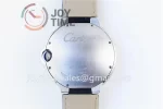 Cartier Ballon Bleu V6F 1:1 Best Edition SS 42mm Crocodile leather Strap A1847