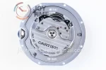 Cartier Ballon Bleu V6F 1:1 Best Edition SS 42mm Crocodile leather Strap A1847