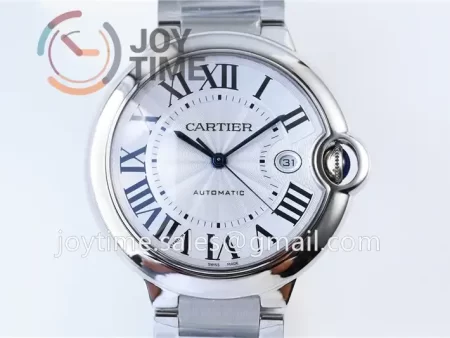 Cartier Ballon Bleu V6F 1:1 Best Edition SS 42mm SS Bracelet A1847