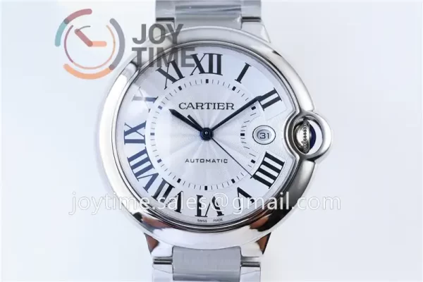 Cartier Ballon Bleu V6F 1:1 Best Edition SS 42mm SS Bracelet A1847