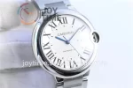 Cartier Ballon Bleu V6F 1:1 Best Edition SS 42mm SS Bracelet A1847